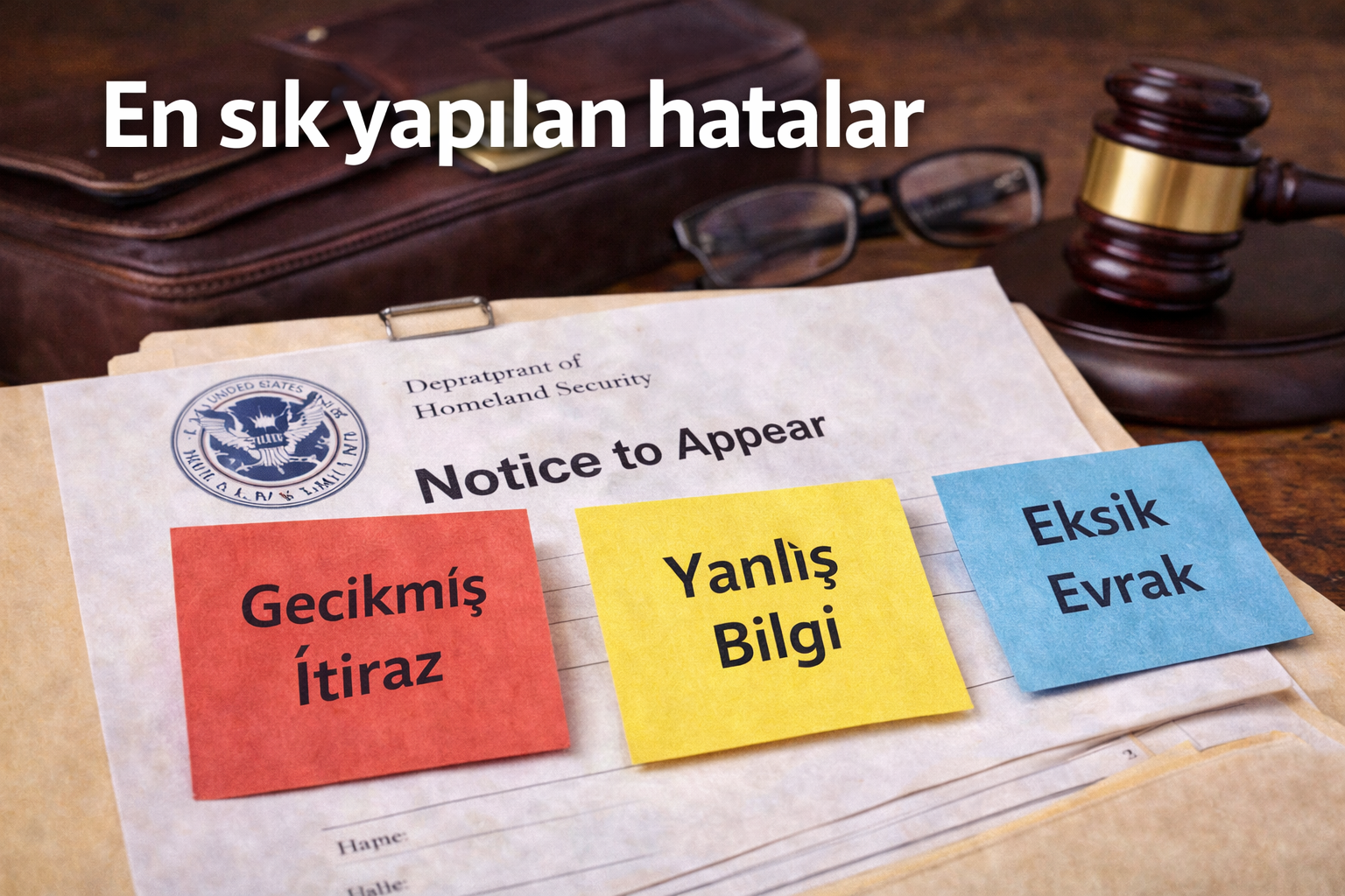 En sık yapılan hatalar