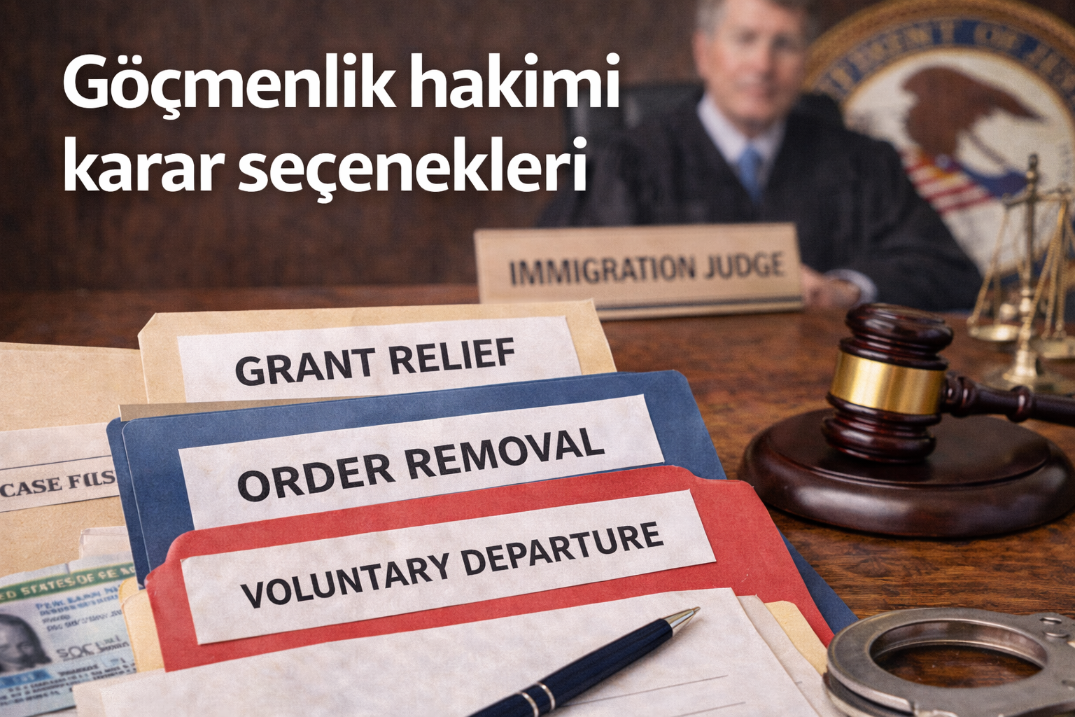 Göçmenlik hakimi karar seçenekleri