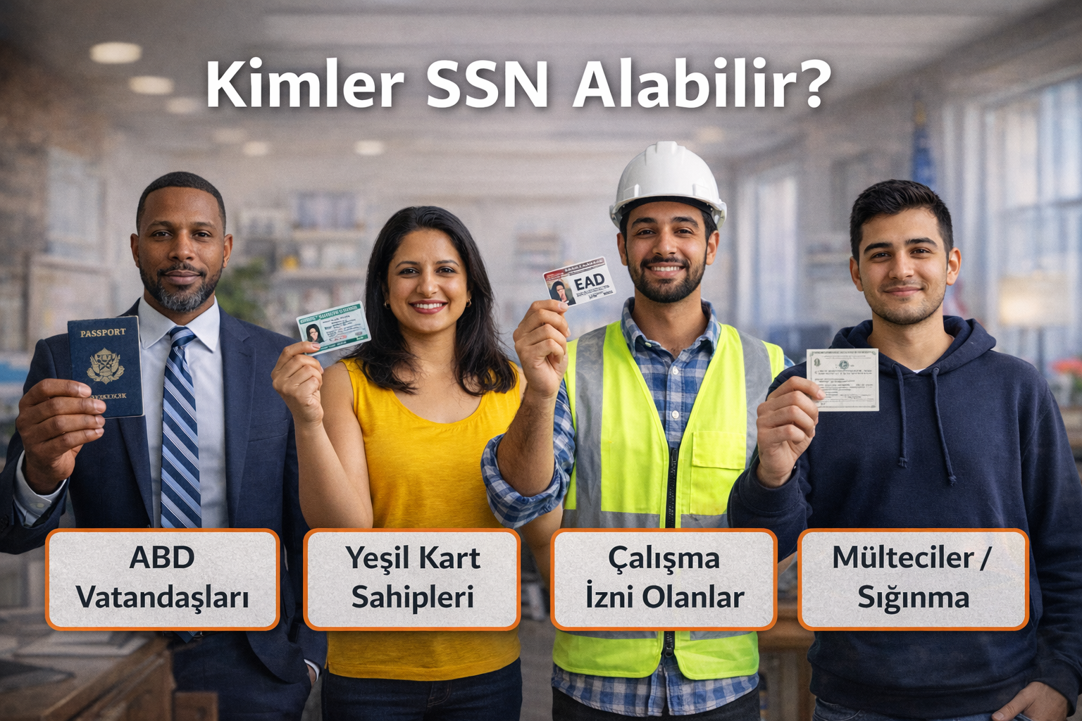 SSN alabilecek kişi grupları